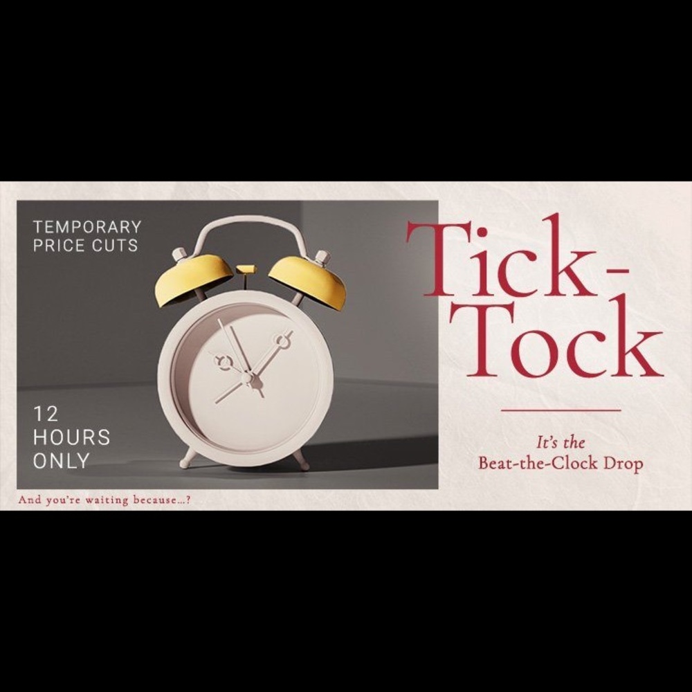 12 HOUR PRICE CUTS!